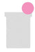 Nobo T - kaarten index 2, 85 x 60 mm, roze, pak van 100 - OfficeTown
