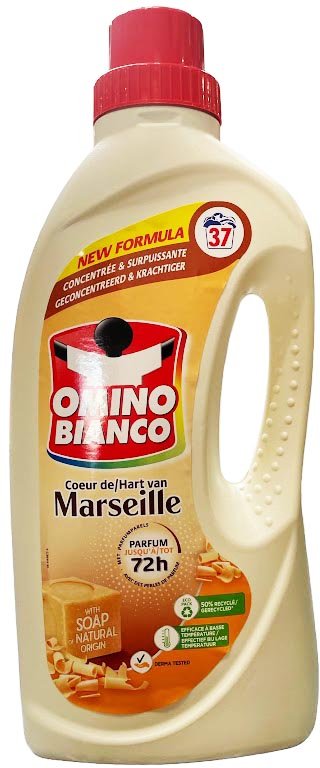 Omino Bianco Marseille wasmiddel, 37 doseringen, fles van 1,48 l - OfficeTown