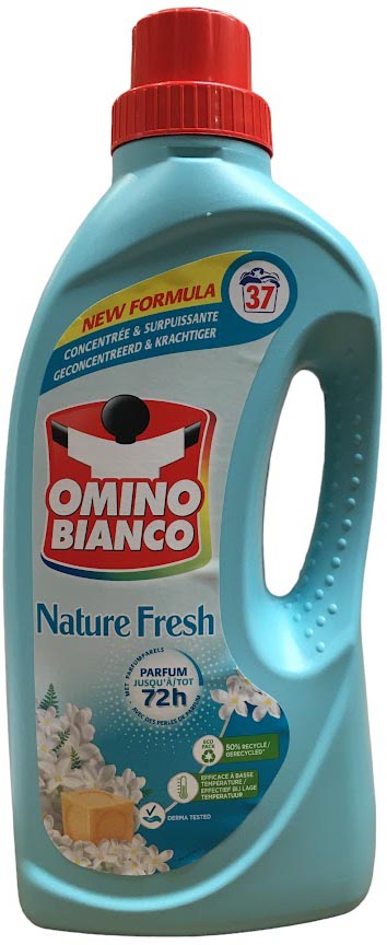 Omino Bianco Nature Fresh wasmiddel, 37 doseringen, fles van 1,48 l - OfficeTown