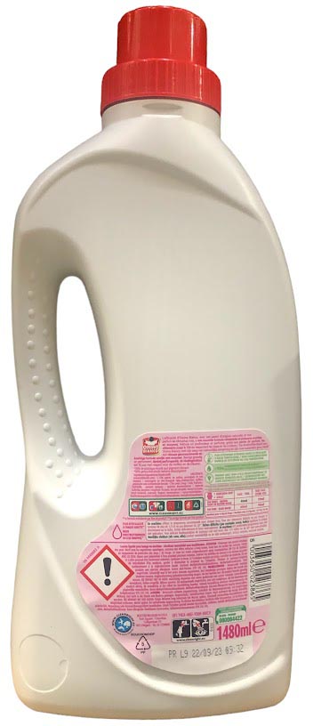 Omino Bianco Pink Lotus wasmiddel, 37 doseringen, fles van 1,48 l - OfficeTown