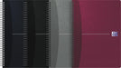 Oxford Office Essentials spiraalschrift, 180 bladzijden, ft 17,6 × 25 cm (B5), 90 vel, geruit 5 mm, geass 5 stuks - OfficeTown