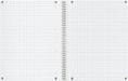 Oxford Origin spiraalschrift, ft A4+, 140 bladzijden, geruit 5 mm, zand - OfficeTown