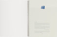 Oxford Origin spiraalschrift, ft A4+, 140 bladzijden, geruit 5 mm, zand - OfficeTown