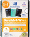 Oxford School collegeblok, ft A4+, gelijnd, 23 - gaats, 80 vel, assorti, 2+1 gratis, Scratch & Win - OfficeTown