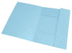 Oxford Top File+ elastomap, voor A4, in pastelblauw met 3 kleppen - OfficeTown