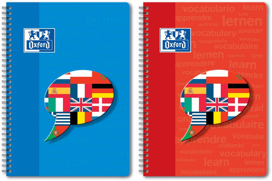 Oxford Woordenschat Coach notitieboek, ft A5, 48 vellen, gelinieerd, assorti - kleuren - OfficeTown