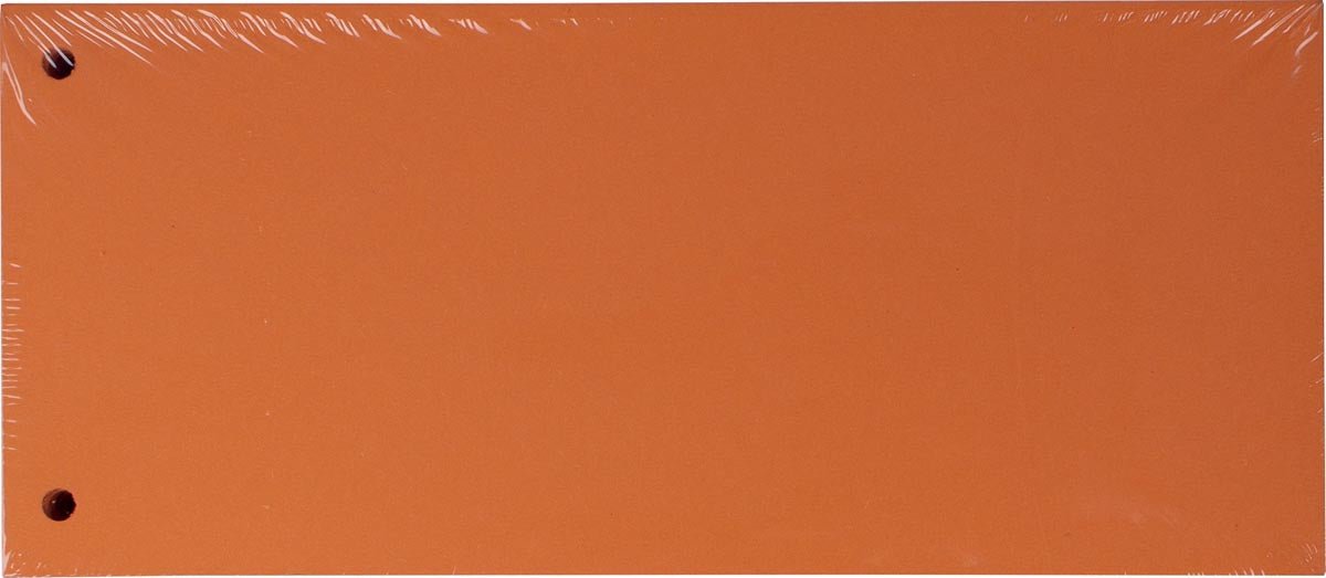 Pak van 100 Pergamy verdeelstroken in oranje, ft: 10,5 x 24 cm - OfficeTown