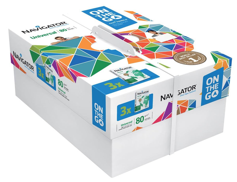Pallet Navigator On The Go printpapier ft A4, 80 g, pak van 500 vel 252 stuks - OfficeTown