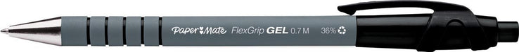 Paper Mate Flexgrip Gel balpen, verpakking van 4 stuks, zwart - OfficeTown