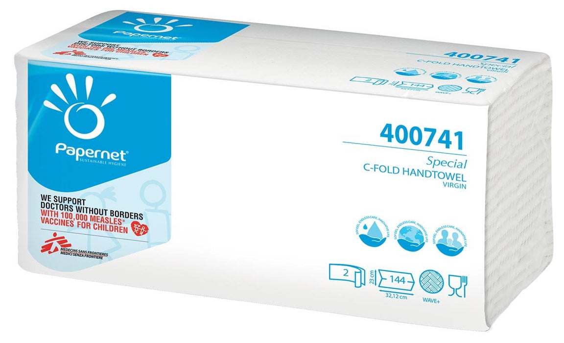 Papieren Handdoeken Papernet Special, C - vouw, 2 - laags, 144 vellen - OfficeTown