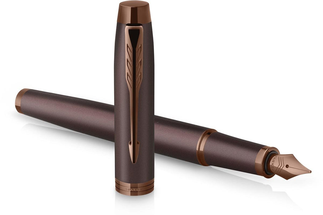 Parker IM Monochrome vulpen Bordeaux, fijn, giftbox - OfficeTown