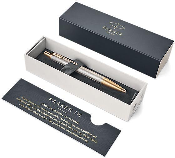 Parker IM Premium balpen zilver GT - OfficeTown