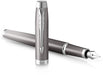 Parker IM Rituals, vulpen, grijs CT, medium, giftbox - OfficeTown