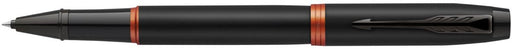 Parker IM Vibrant Rings roller, zwart met oranje accenten - OfficeTown