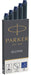 Parker Quink inktpatronen permanent blauw, doos met 5 stuks - OfficeTown