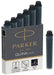 Parker Quink Mini inktcartridges zwart, verpakking van 6 stuks - OfficeTown