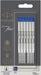 Parker Quinkflow navulling voor balpen, medium, blauw, verpakking van 10 stuks - OfficeTown