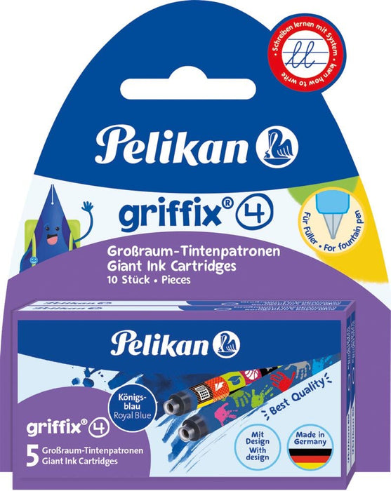 Pelikan Griffix inktpatronen, 2 blisterverpakkingen van 5 stuks - OfficeTown