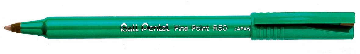 Pentel Roller Ball R50/R56 zwart, medium schrift - OfficeTown