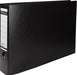 Pergamy ordner van karton voor A3 formaat, liggend, 8 cm rug, zwart - OfficeTown
