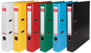 Pergamy ordner, voor ft A4, volledig uit PP, rug van 5 cm, geassorteerde kleuren 10 stuks - OfficeTown