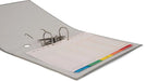 Pergamy tabbladen met indexblad, ft A4, 11 - gaatsperforatie, geassorteerde kleuren, set 1 - 5 - OfficeTown