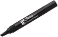 Permanent marker Paper Mate W10 zwart 12 stuks met schuine punt - OfficeTown