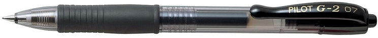 Pilot roller intrekbare gelpen G - 2 zwart met 0,39 mm medium punt - OfficeTown