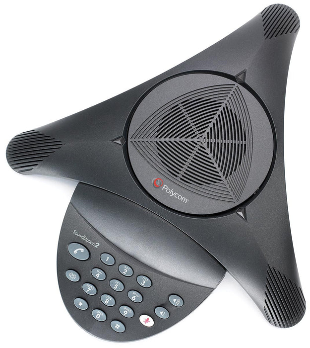 Polycom SoundStation2 Conferentietelefoon met Uitstekende Spraakkwaliteit - OfficeTown