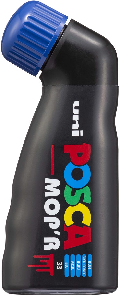 Posca MOP'R verfmarker PCM - 22, donkerblauw met XXL punt - OfficeTown