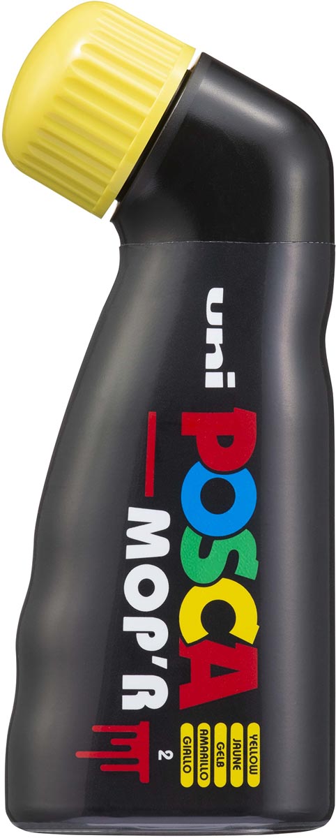 Posca MOP'R verfstift PCM - 22, geel met Ronde XXL punt - OfficeTown