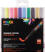 Posca verfmarker PCF - 350, penseelpunt, set van 10 stuks, assorti - OfficeTown