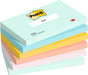 Post - it Notes, 100 vel, ft 76 x 127 mm, pak van 6 blokken, Beachside colour collection - OfficeTown