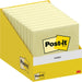 Post - it Notes, 100 vel, ft 76 x 76 mm, kanariegeel (canary yellow) 10 stuks - OfficeTown