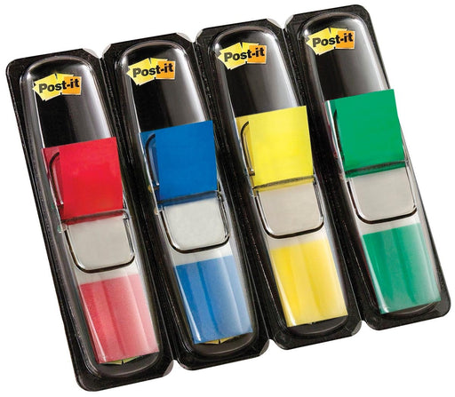 Post - it Notes Smal, 4 x 35 tabs, rood, blauw, geel en groen - OfficeTown