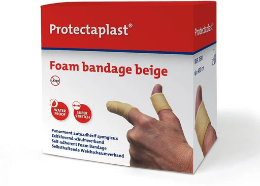 Protectaplast zelfklevend schuimverband, ft 6 cm x 4,5 m, op rol - OfficeTown