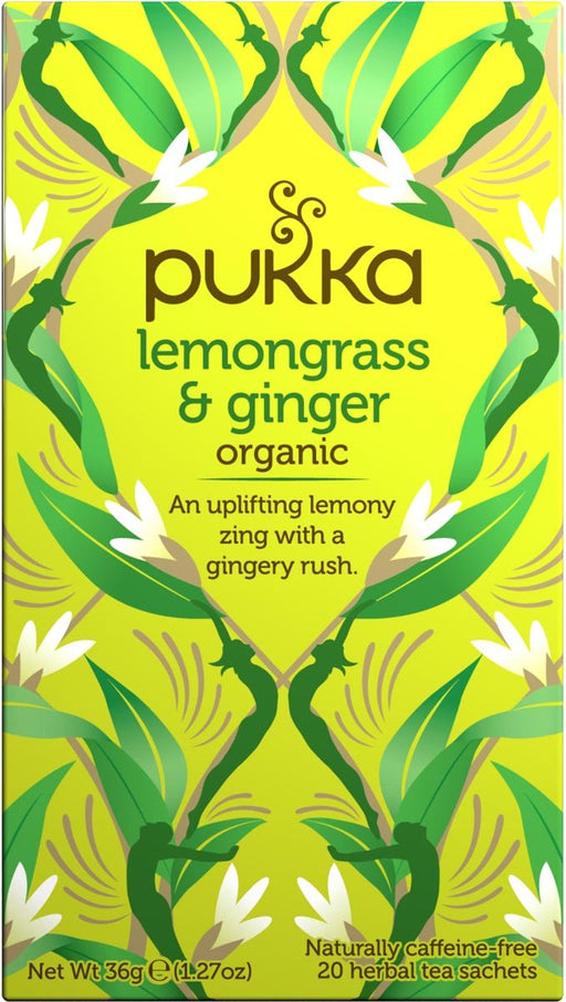 Pukka thee bio, Lemongrass - Ginger, pak van 20 stuks - OfficeTown