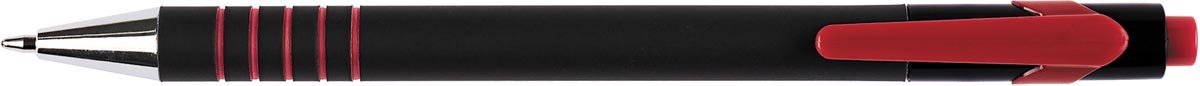Q - CONNECT balpen Lambda, 0,5 mm, medium punt, rood - OfficeTown