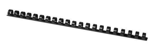 Q - CONNECT bindrug 14mm 21 rings 100 stuks zwart - OfficeTown