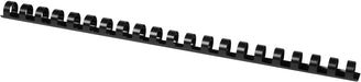 Q - CONNECT bindrug 14mm 21 rings 100 stuks zwart - OfficeTown