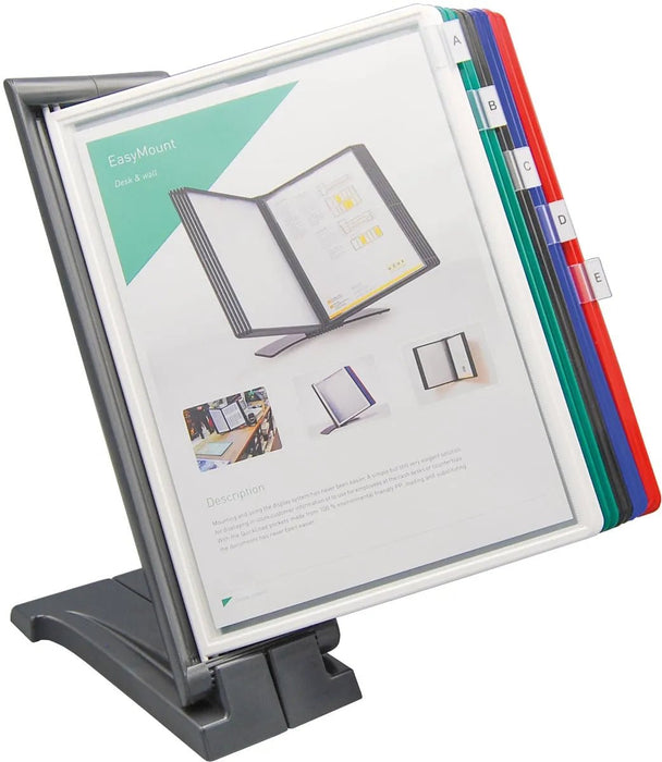 Q - CONNECT bureaustandaard Quickfind met 10 tassen - OfficeTown