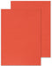 Q - CONNECT dekblad A4 leder 250 grams 100 stuks rood - OfficeTown