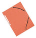 Q - CONNECT Elastomap A4, 3 Kleppen en Elastieken, Rood - OfficeTown