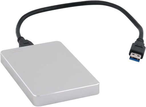 Q - CONNECT externe harde schijf USB 3.0, zilver, 2 TB - OfficeTown