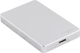 Q - CONNECT externe harde schijf USB 3.0, zilver, 2 TB - OfficeTown