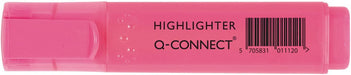 Q - CONNECT highlighter, roze met fluorescerende inkt - OfficeTown