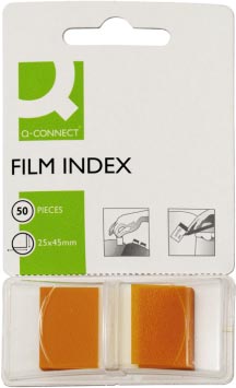 Q - CONNECT index, ft 25 x 45 mm, 50 tabs, oranje - OfficeTown