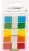 Q - CONNECT index mini, ft 12,5 x 45 mm, 5 x 20 tabs, geassorteerde kleuren - OfficeTown