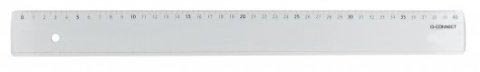 Q - CONNECT liniaal, plastic, in hoesje, 40 cm - OfficeTown