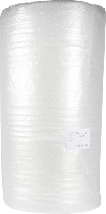 Q - CONNECT luchtkussenfolie 80 cm x 100 m recyclebaar en transparant - OfficeTown